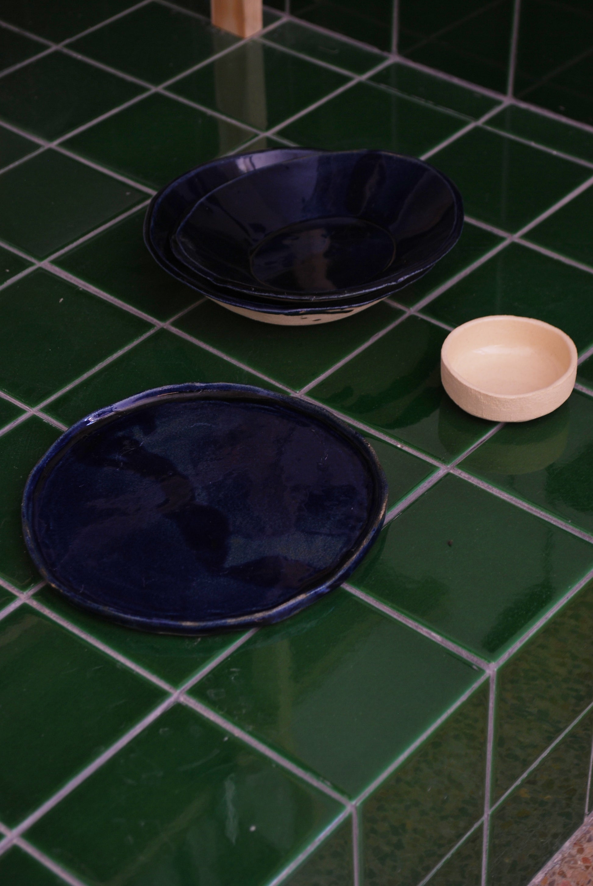 Plato azul