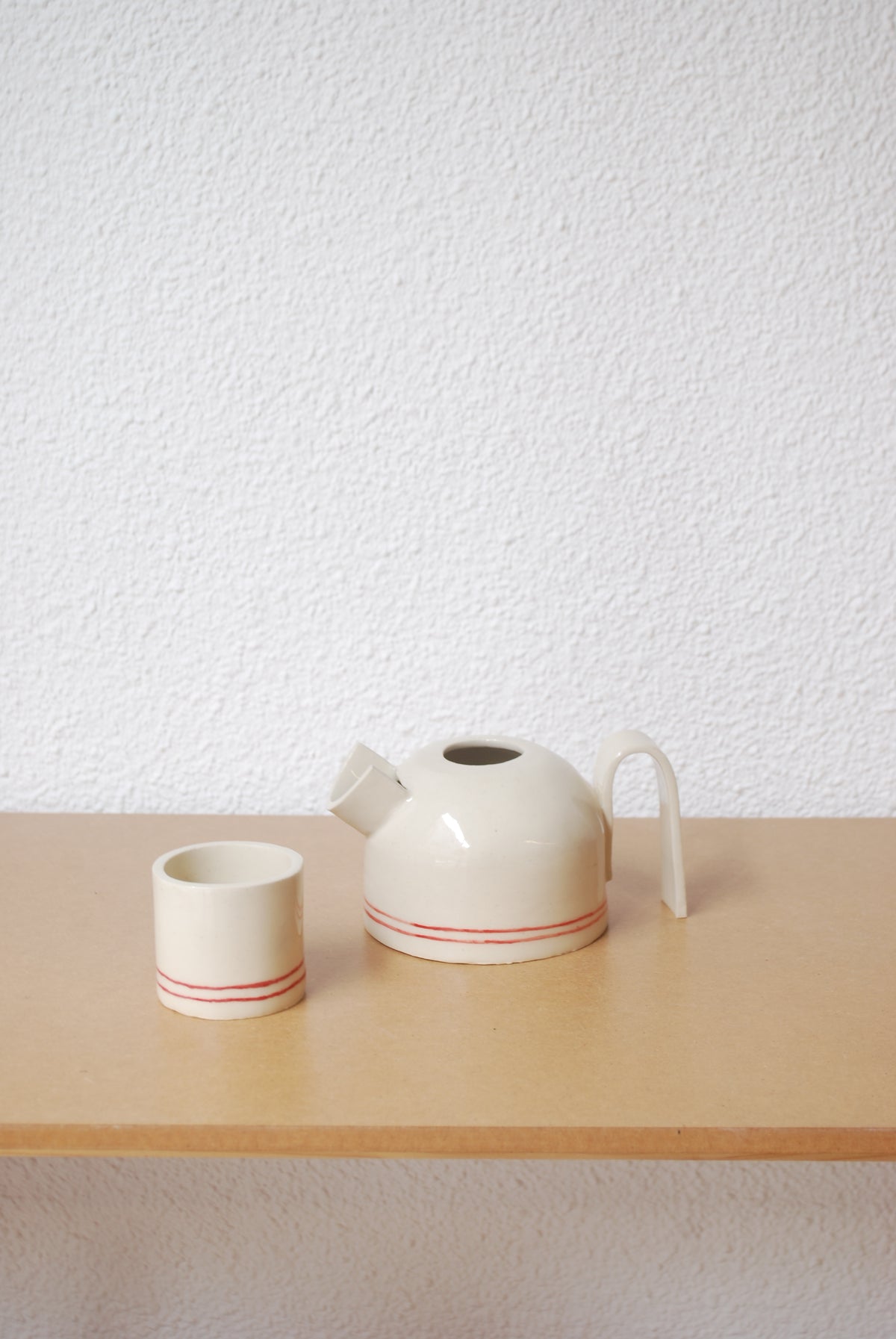 Set rayas. Jarra + Taza
