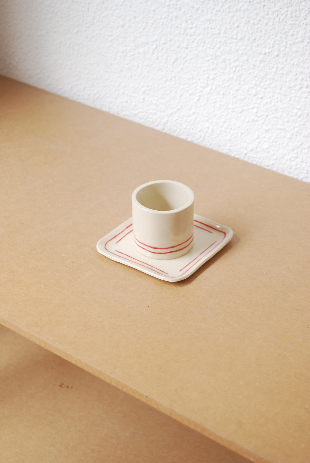 Set rayas. Taza + Plato