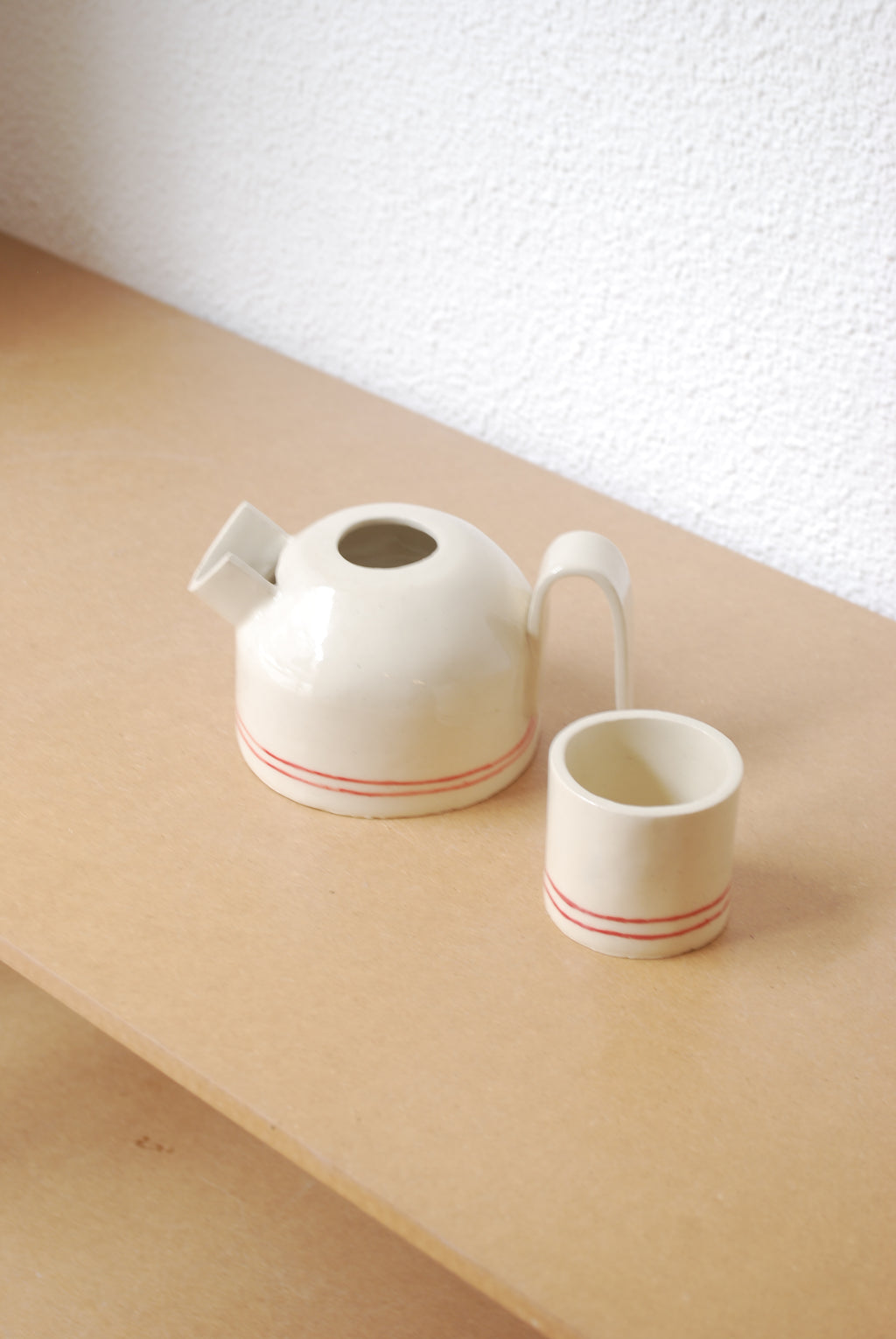 Set rayas. Jarra + Taza
