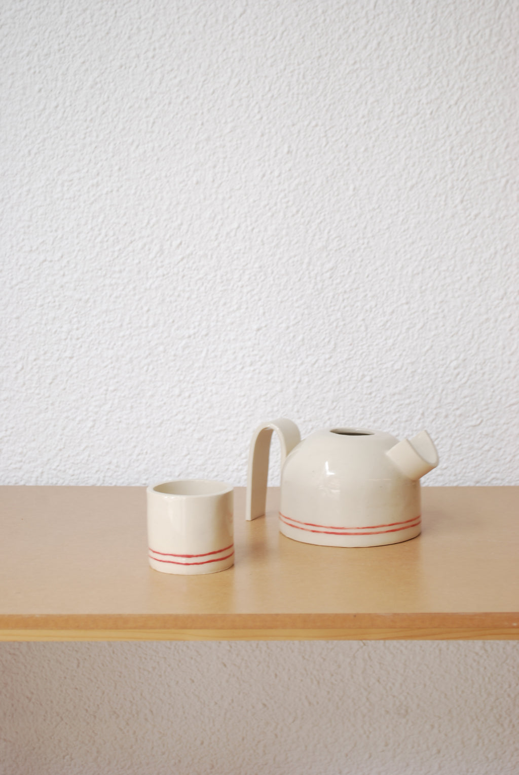 Set rayas. Jarra + Taza