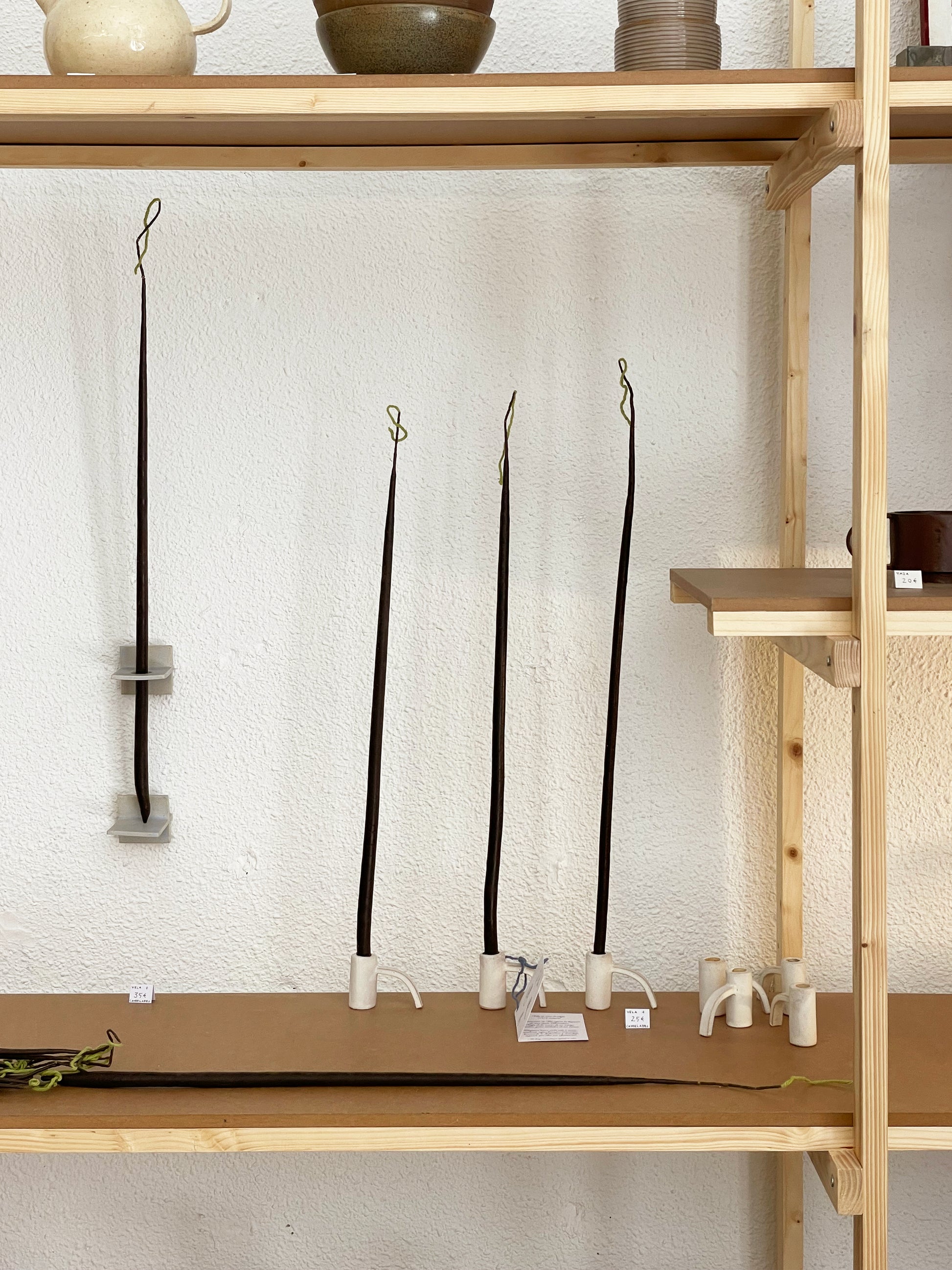 Candelabro de pared + Vela Feu